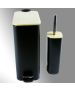 Σετ Κάδος 7lt Softe Close & Πιγκάλ Μπαμπού-Μαύρο  SL1061 San Lorentzo 110102A